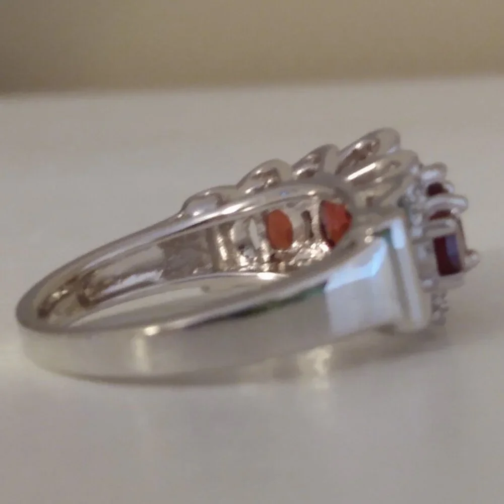 Stunning red garnet ring! - Picture 4 of 7